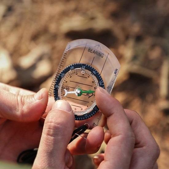 High Accuracy Waterproof Military Compass Suitable for Camping Hiking, Climbing, Traveling