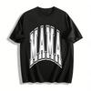 Preppy Style MAMA Letter Print Casual Crewneck Sweatshirt Pure Cotton T-shirt