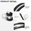 uxcell 24pcs 6mm(1/4") Cable Clamps 304 Stainless Steel Rubber Coated Cushioned Insulated Cable Clamp