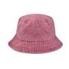 Solide Baumwolle Gewaschener Denim Fischerhut Unisex Bob Faltbar Fischer Breite Krempe Kappen Hip Hop Gorros Herren Damen Panama Fischerhut