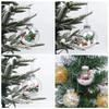 12Pcs/box Christmas Tree Balls Ornament 6CM Transparent Hanging Bauble Pendant 2025 Christmas New Year Party Home Decoration