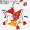 Carrinho de compras infantil de brinquedo com 25 acessórios para frutas, vegetais e alimentos, carrinho de compras de simulação, carrinho de compras de brinquedo