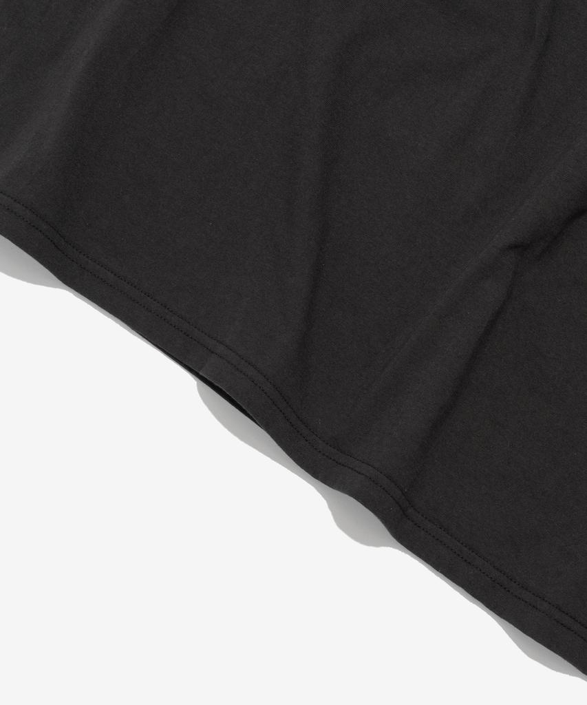 Wogseuaenko Layered Washed Short Sleeve T-Shirt (Charcoal)