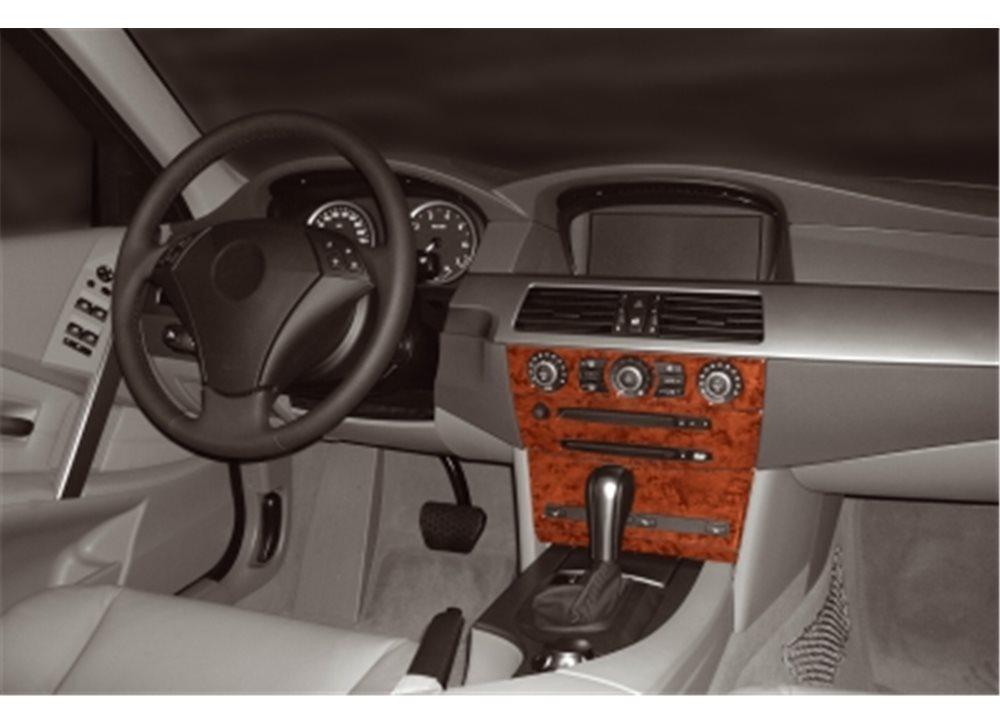 

Накладки на панель Meric карбон для BMW 5 серія E-60/61 2003-2010 рр.