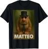 Matteo Mateooo Matteooo Italian Brainrot Meme Unisex T-Shirt