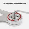 2Pcs Heavy Duty Lid Support Hinges Soft Close Folding Lid Stay Hinge for Furniture Kitchen Cabinet Cupboard Wardrobe