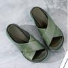 European and American Summer New Sandals with Thick Soles Fashionable and Wear-resistant One Line Versatile Women's Slippers