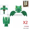 MOC Medieval Military Figures Building Blocks Castle Militia Soldier Dragon Gothic Knight Helmets Swords Shield Bricks Toys N06