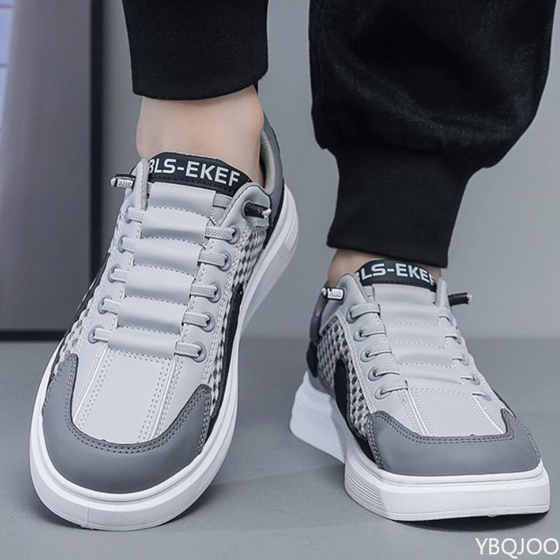 Trendy Men's Shoes Summer New Mesh Breathable Fashion Versatile Anti Slip Daily Casual Sports Vulcanized Shoes Men's Luxury