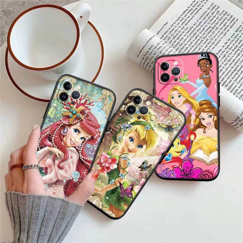 Disney Princess Phone Case for Redmi Note 12 12S 12C 13 13C 13R 14 14S 14R 14C 11A 13X A3 A3X A4 A5 Pro Max Plus