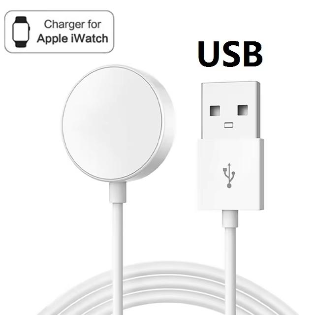 1M USB C Magnetisches Kabelloses Ladegerät für Apple Watch Serie 8/7/6/5/SE Tragbare Schnellladestation Kompatibel mit Apple Watch