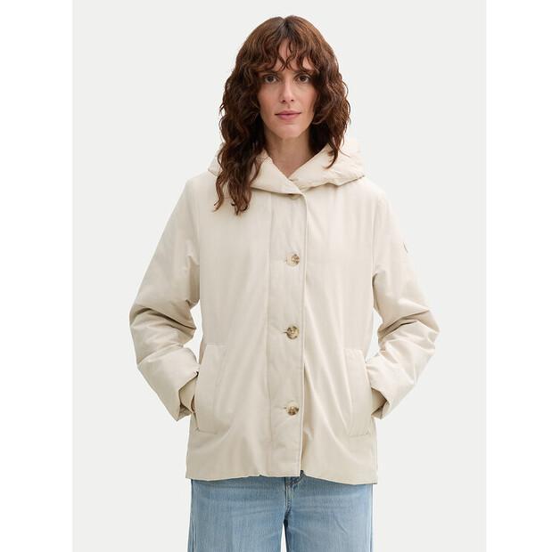 

Демисезонная куртка Tom Tailor 1044402 бежевого цвета, стандартного кроя S