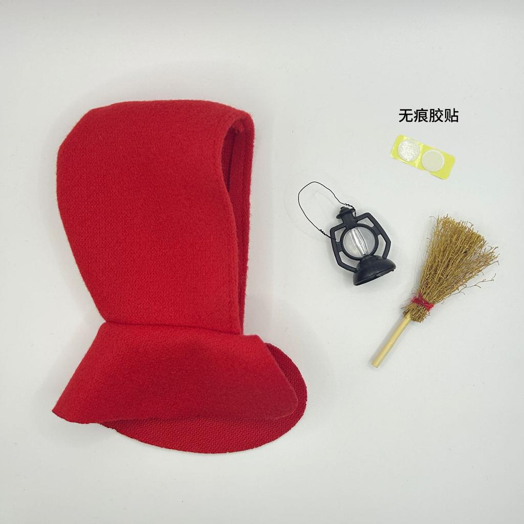 Vhodné pro vánoční pláštěnky Labubu Kids, slepé krabičky s figurkami Labubu 17 cm, halloweenské kostýmy a hračky na převlékání