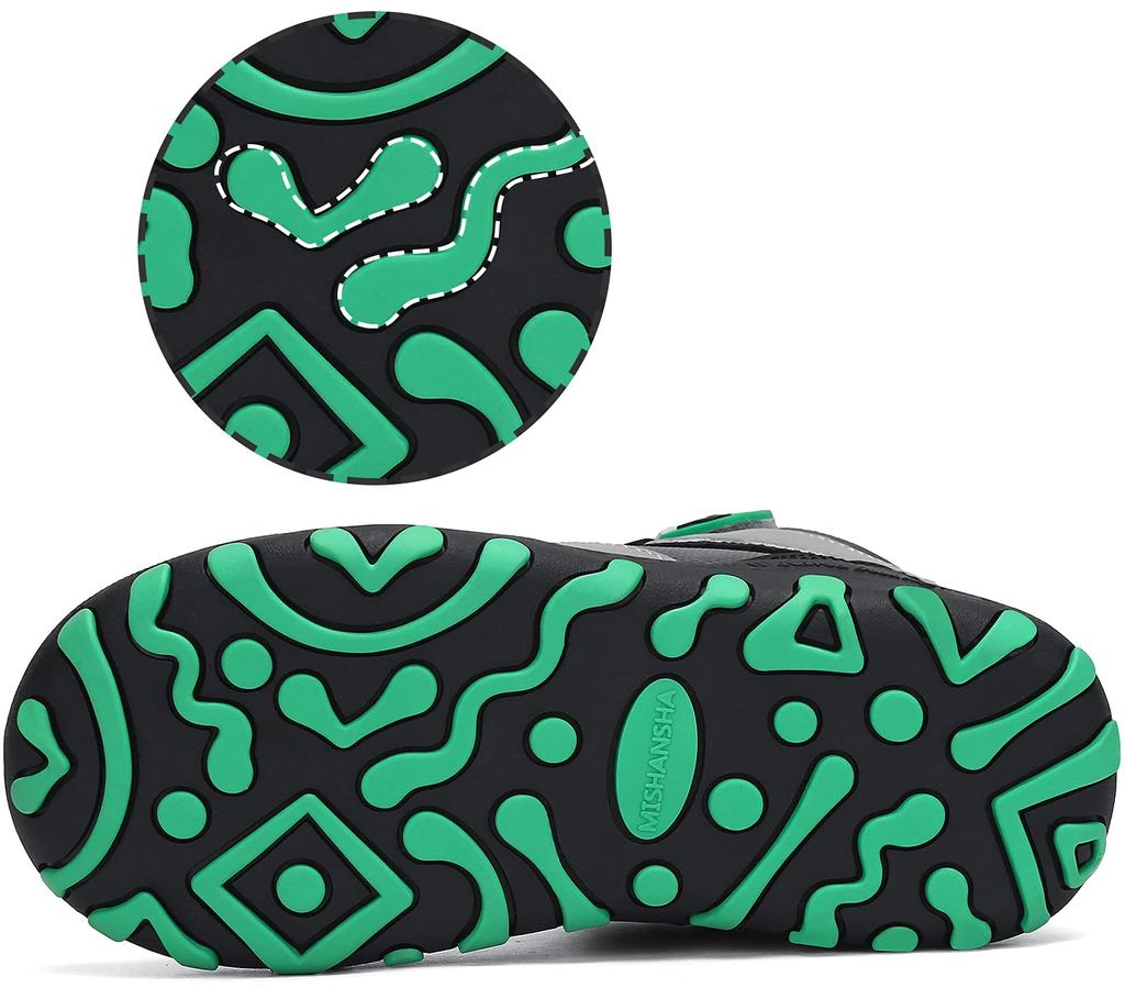 Mishansha and Easy To Walk Perfect for Outdoor and Perfect for Boys and Size Kids' High-Top Sneakers, Waterproof, Non-Slip, Breathable, Lightweight,