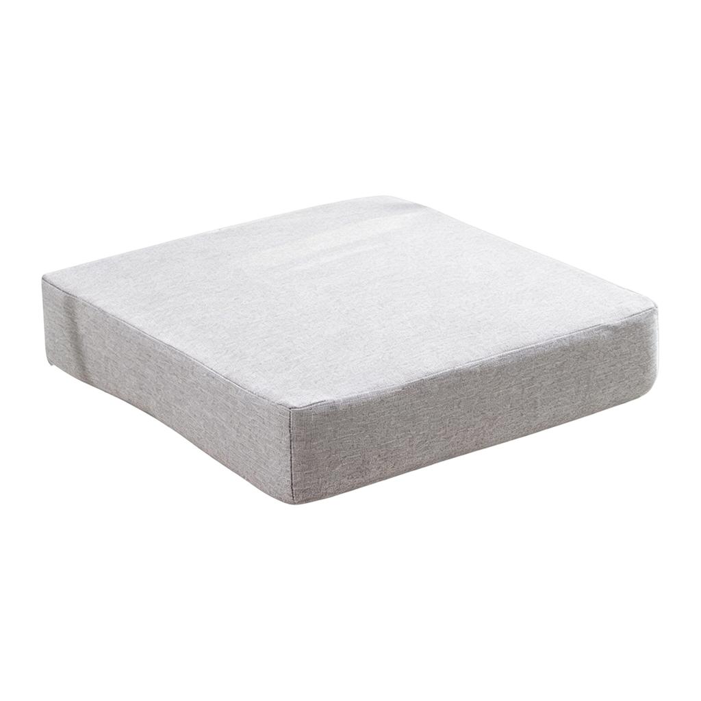 Linen Seat Cushion High Density Foam Padding Square 40x40x5cm Suitable for Solid Wood Sofa Chair Seat Replacement Cushion