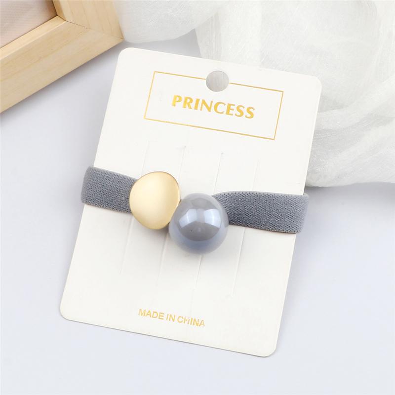 Korean Crystal Beads Headband Women Girls Hair Bands Fashion Elastic Scrunchies Hair Accessories Headwear Ponytail Holder Gifts