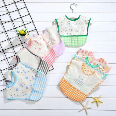 Wasserdichtes Baby-Sabberlätzchen mit Tasche - Waschfreies Design