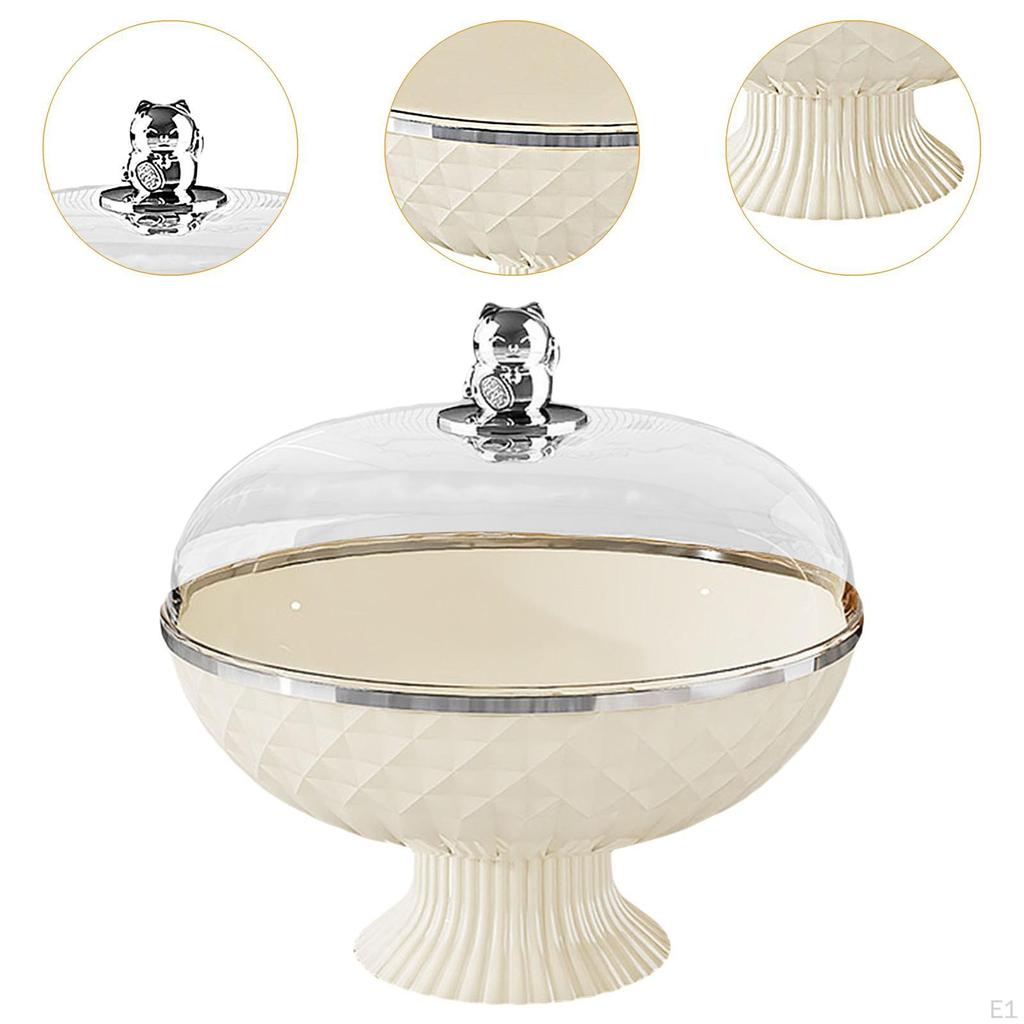 Obstkorb mit Deckel, 20,8 x 25,4 cm, Drainage-Design für Familienfeiern