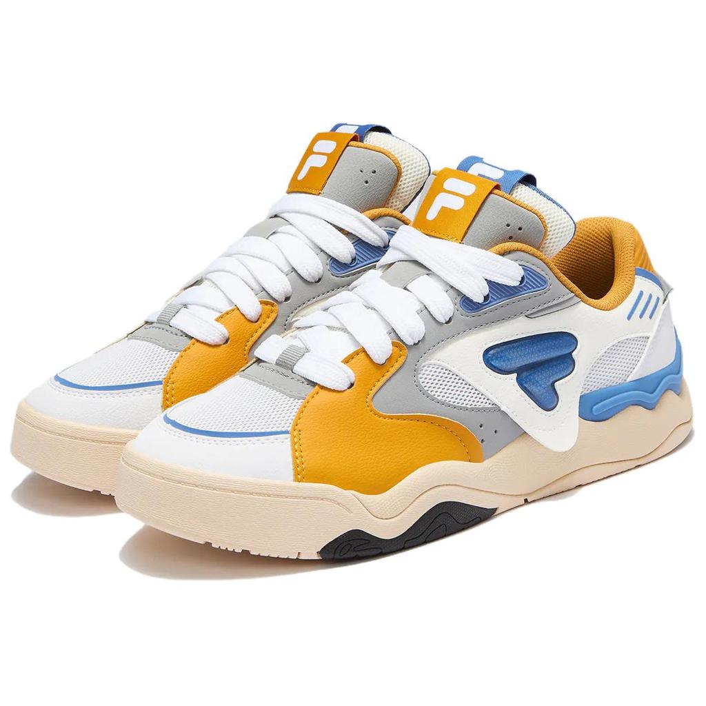 FILA Fusion Kick 2.0 Comfortable Versatile Durable Breathable Low-Top Skate Shoes Men sneaker White T12M432304FWG