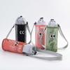 Handbag Mesh Shoulder Bag Korean Style Water Bottle Drawstring Bag Mesh Crossbody Bag  Summer