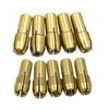 11Pcs 0.5-3.2mm Brass Drill Chucks Collet Bits 4.8mm Shank Screw Nut Replacement