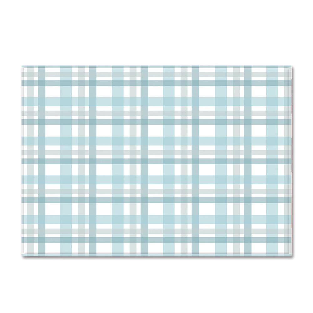Striped Checked Large Carpet Feather Wind Bedroom Floor Mat