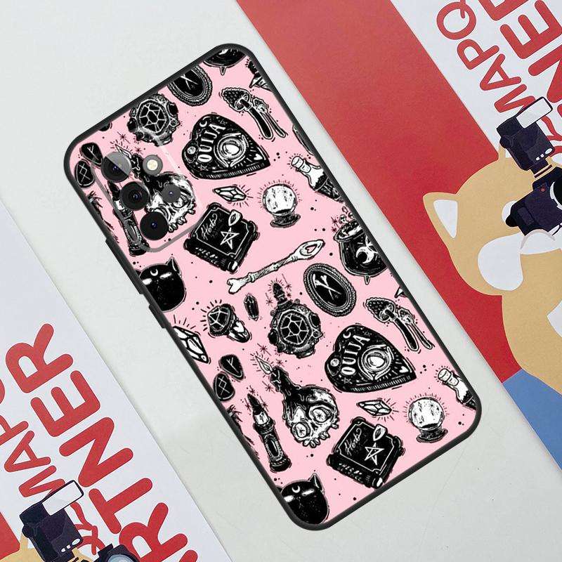 Hexerei Okkultes Pentagramm Hülle Für Samsung Galaxy A06 A16 A36 A56 A55 A35 A33 A53 A13 A23 A17 A54 A34 A14 A52 A32 A15