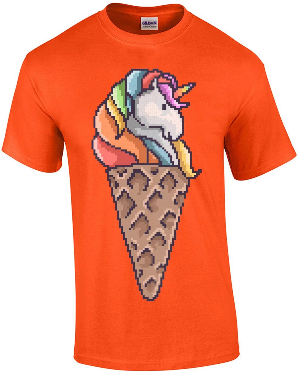 Unicorn Cone Retro T-Shirt 3XL
