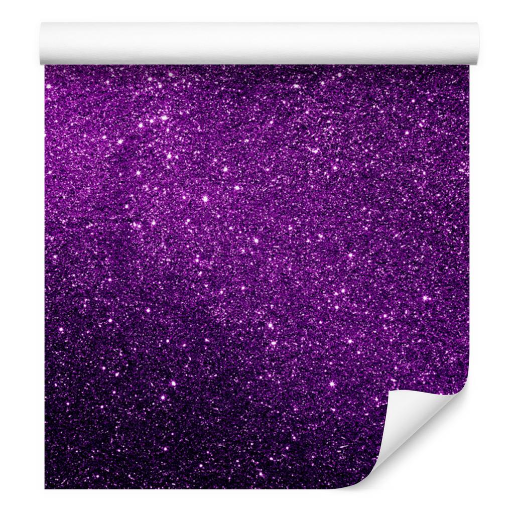 Violet, plum and indigo glitter wallpaper for living room and bedroom 50x1000