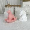Horse Statue Silicone Candle Molds Food Safe Silicone Temperature Resistant for Resin Casting Candle Chocolate Baking