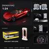 1:24 Alloy Tesla Sports Car Model Die-cast Metal Toy Car Convertible Toy with Charging Pile Boy Gift Collective Home Decoration Collection Ornaments