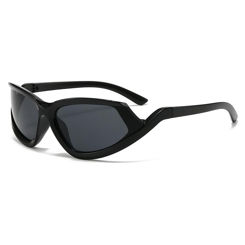 New Arrival Popular Women's Sunglasses Punk Sunglasses Unique Oval Sun Glasses Men Goggle Shades Mirror Colorful Y2K Eyewear