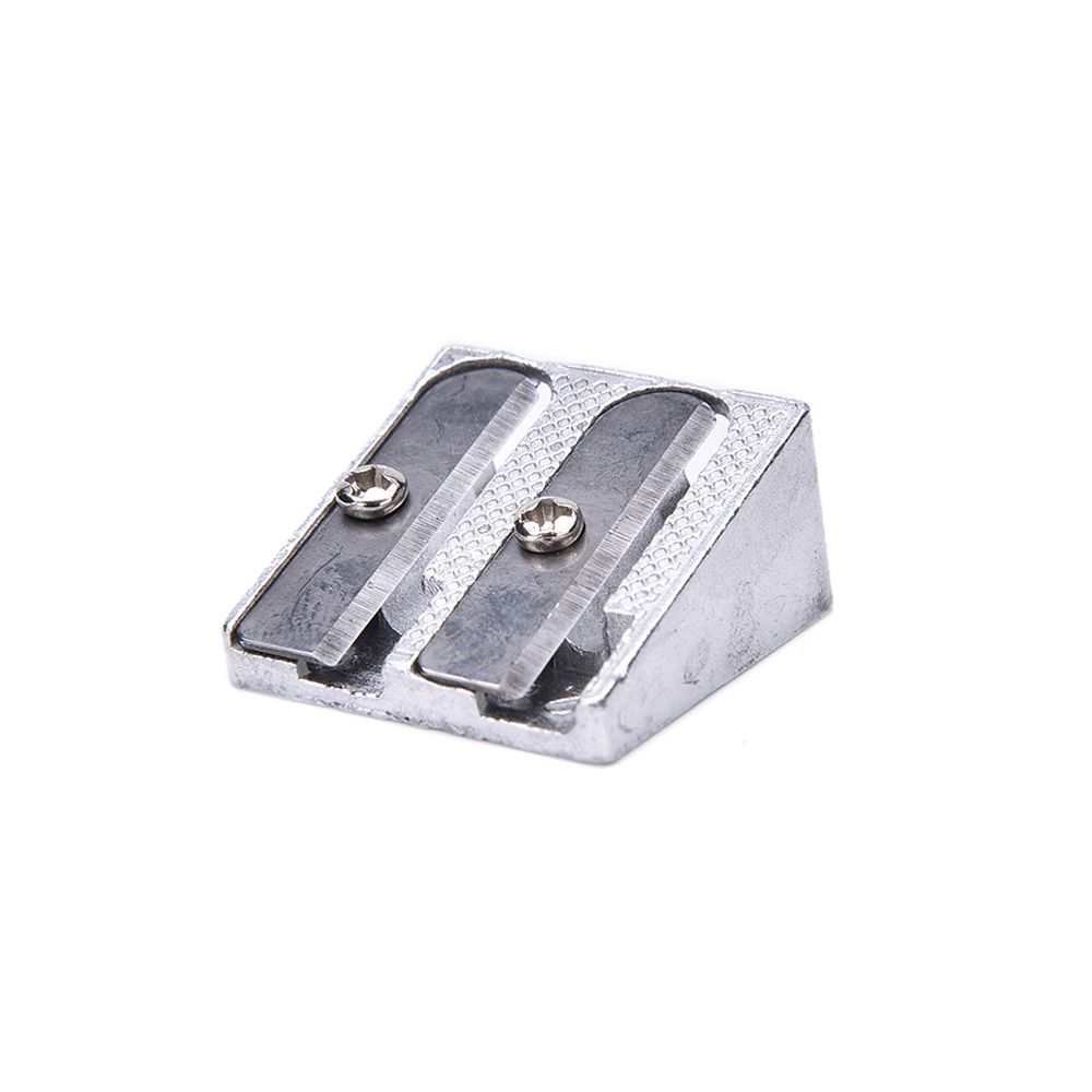 Bevelled Two Hole Pens Cutter Tool Pencil Sharpener Office Sharpener Double Hole Pencil Sharpener
