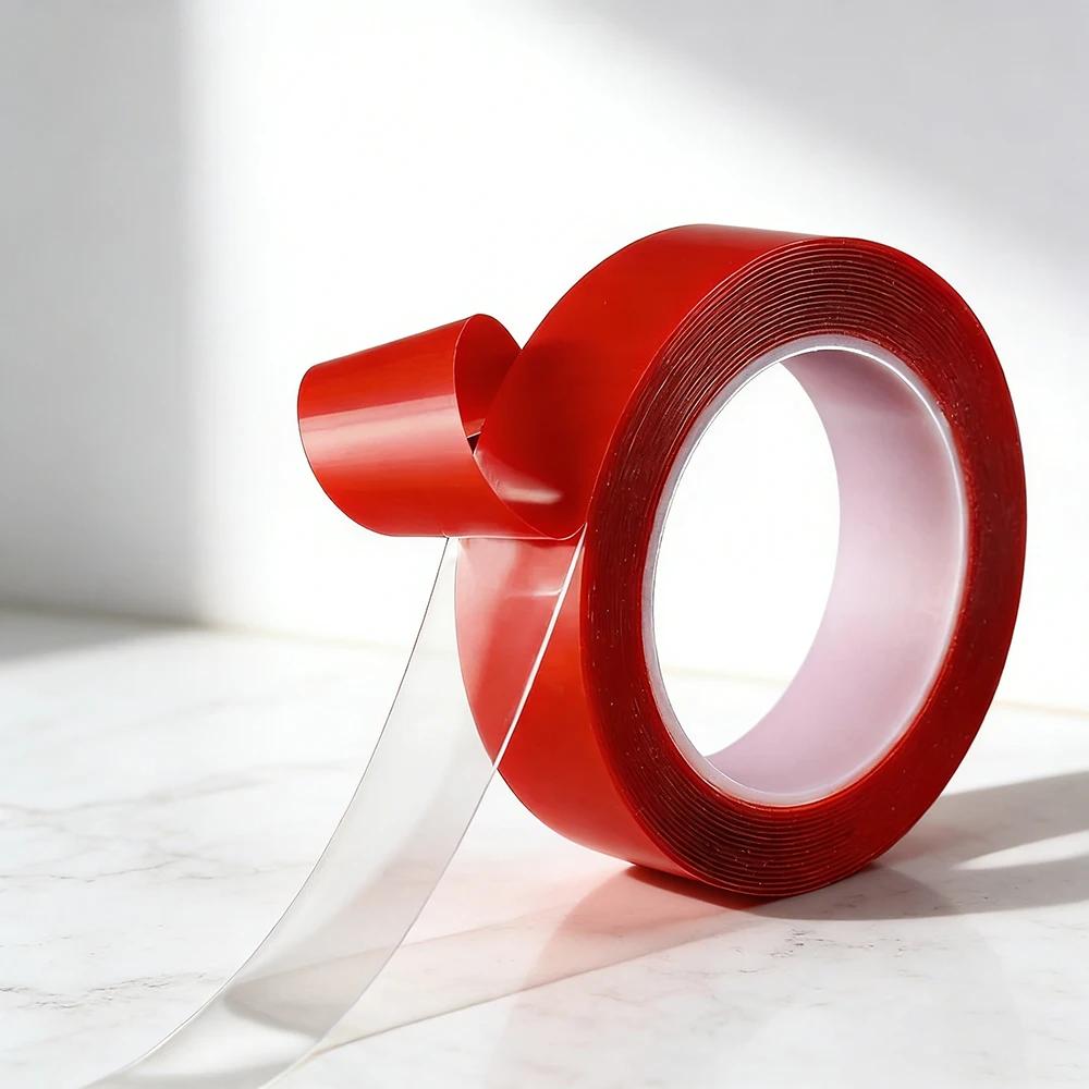 Car Acrylic Tape Transparent Silicone Double Sided Tape Sticker For Car High Strength No Traces Adhesive Sticker