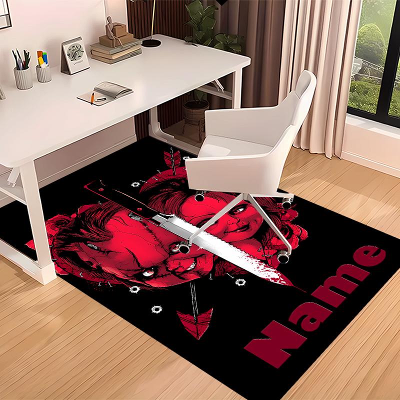 Custom personalization Chucky Print Area Rug - Soft, Washable Non-Slip Indoor Mat,Living Room,Home&Office Decorative Rug