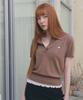 GENERALIDEA Airy Essential Collar Half Knit [Mocha] / Wbe2L05513