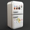 Mini Vase Fridge Design Magnets Lightweight Ceramics Vase Fridge Magnet Wear Resist Creative Message Sticker for Air Conditioner