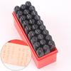36pcs/set Leather Punching Stamp Set, A-Z, 0-9, Letters & Numbers Steel Stamper, DIY Leather Crafting, Sculpture, Engraving Tool