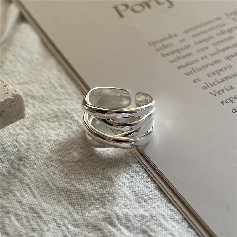 Xiaomi 925 Sterling Silver Rings for Women Men Couple Minimalist Handmade Simple Interware Ring Party Jewelry Gift Prevent Allergy