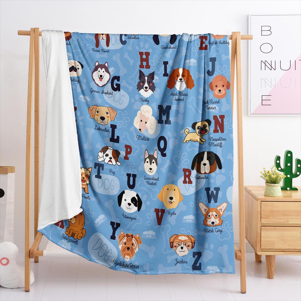 Blanket Flannel Blanket Animal Plant 3D Digital Printing Blanket Blanket