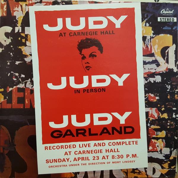 Виниловая пластинка JUDY GARLAND Judy At Carnegie Hall Judy In Per SWBO1569 Capitol Records Canada Джаз Б/у