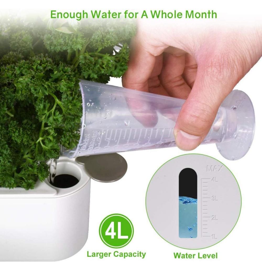 Zerstäubendes hydroponisches Anbausystem-Kit 12-Töpfe Indoor Smart Kräutergarten Pflanzgefäß