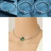 Stylish Luxurious And Heart Shaped Water Drop Necklace Designed For Women With A Unique Pearl Chain And Elegant Zirconia Embelli