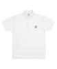 GRAVER [Unisex] Drawing Flower Embroidery Pique Short Sleeve T-Shirt_White