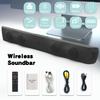 Wireless Bluetooth Sound Bar Speaker Wired Surround Stereo Home Theater TV System TF Card USB Play Remote Control Power Sound Speaker