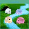 Colorful Glowing Resin Elephant Miniature For Fairy Garden And Home Decor