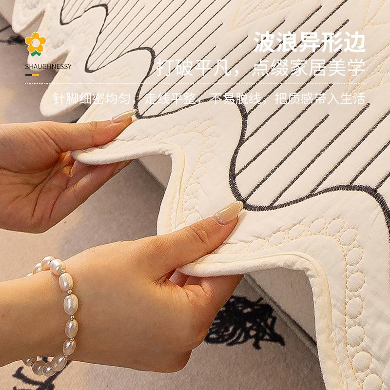 New Washed Cotton Sofa Cushion, Universal In All Seasons, Non-Slip, Simple Special-Shaped Irregular Sofa Cushion