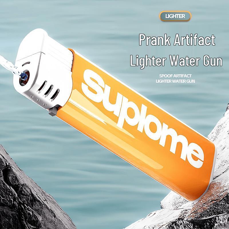 

Детский диспенсер для воды - Мини-игрушка-брызгалка с дизайном зажигалки для розыгрышей оранжевый