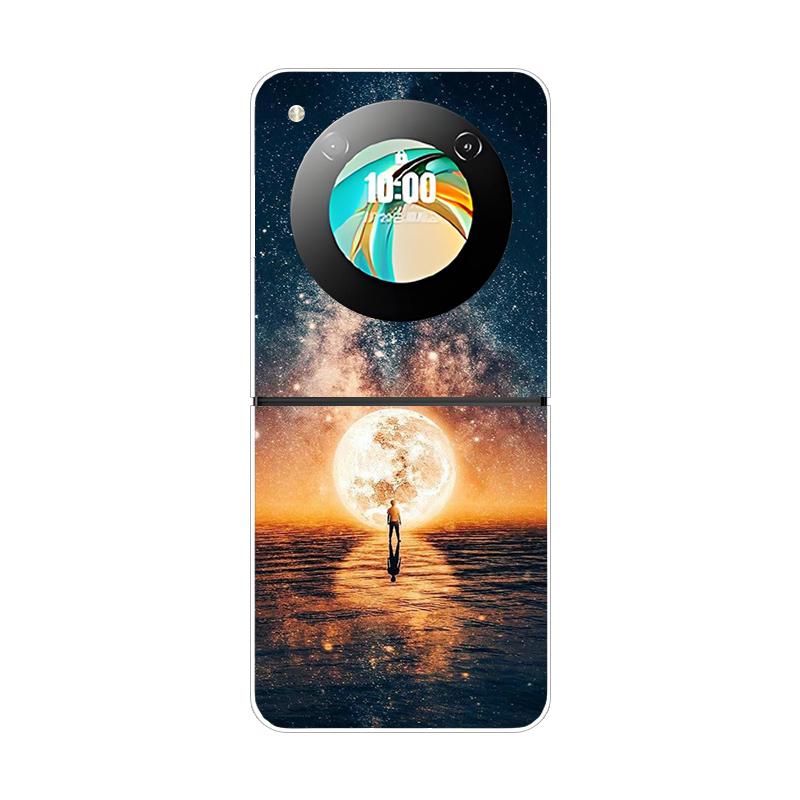 Pevný PC kryt pre ZTE Nubia Flip 2 Nárazuvzdorné puzdrá na telefón pre ZTE Libero Flip 2 5G Zadný priehľadný kryt Flip2 Coque Funda