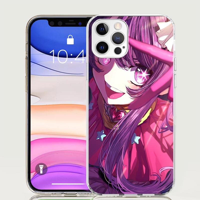Oshi No Ko Phone Case For iPhone 17 Air 16 15 Plus 11 14 Pro Max 13 Mini 12 7 8 + SE Pattern Art Customized Cover 16 15 Plus 11